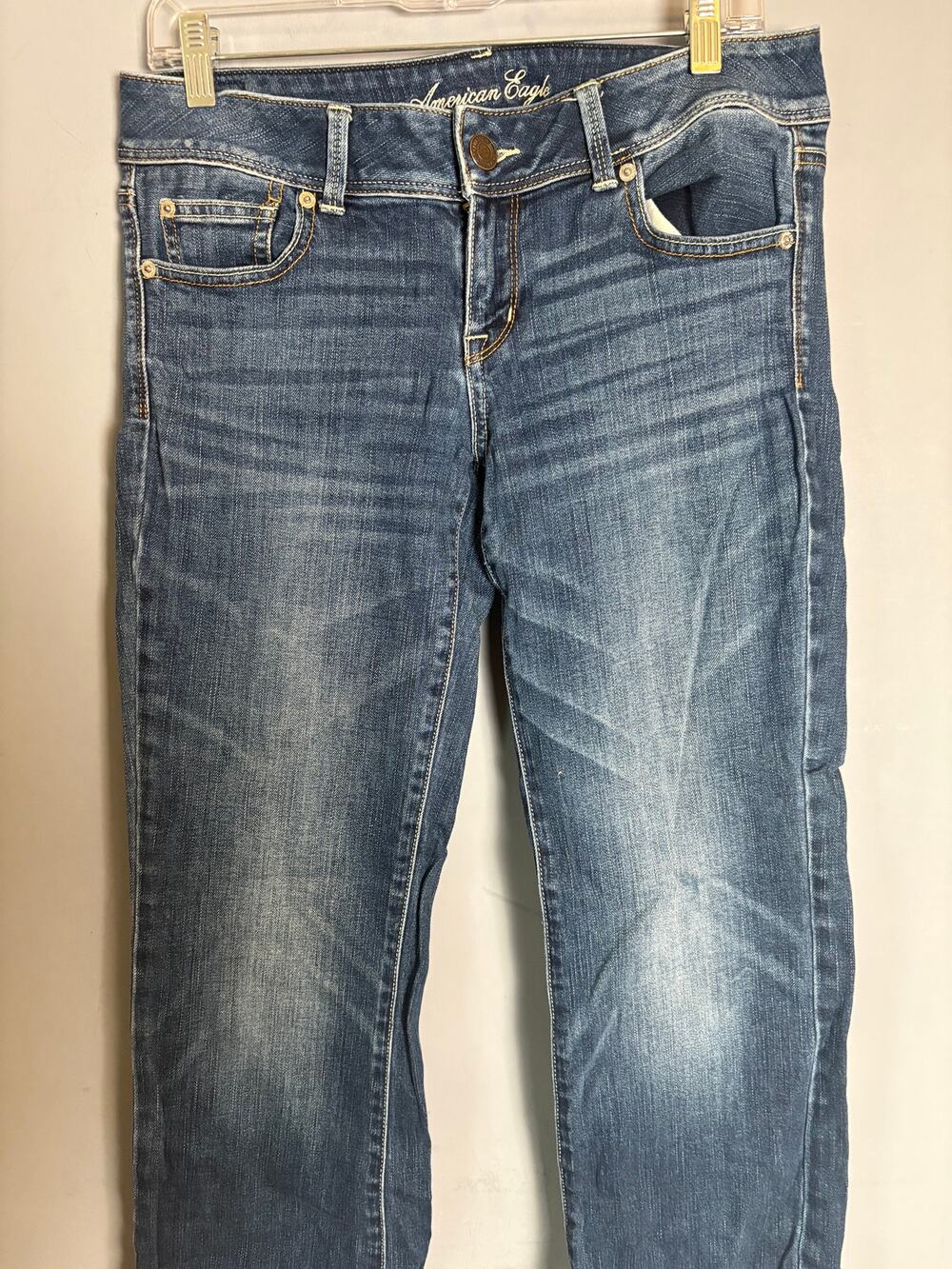 American Eagle Women’s Stretch Slim Boot Jeans Medium Wash Size 10